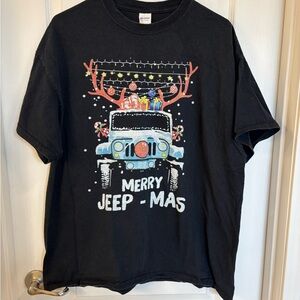Men’s Merry Jeep-Mas Christmas 🎅🏼 🎄Shirt Size XL